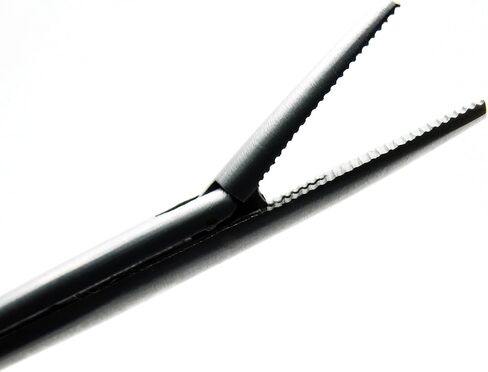 2 Pcs Micro Forceps 3.3" and 8" ENT Surgical Ear Serrated Stainless Steel Insruments in Saudi Arabia