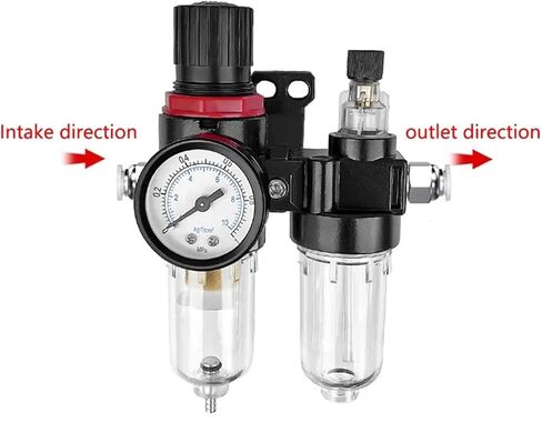 AFC2000 G1/4 Air Compressor Oil and Water Separator Air Filter Is Used To Reduce The Pressure Valve AFR2000 + AL2000(AFC w (PC10-02x2),5 Sets) in Saudi Arabia