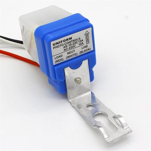 Automatic On Off Photocell Street Light Switch DC AC 220V 50-60Hz 10A Photo Control Photoswitch Sensor Switch in Saudi Arabia