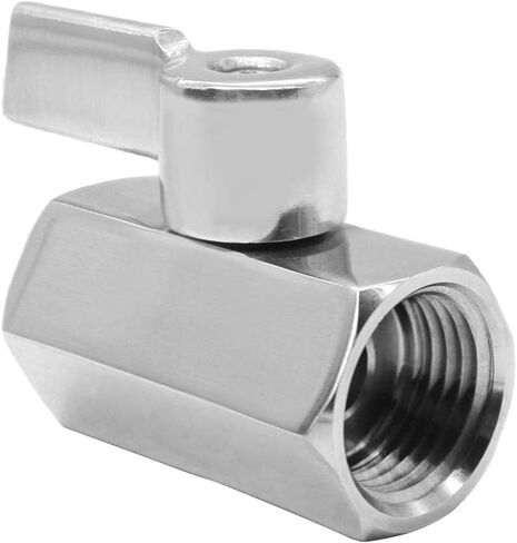 Beduan 316 Stainless Steel 1/2 NPT أغلق صمام الكرة FPT إلى FPT مع Nipple الذكور (304 SS) لزيت غاز الماء الهواء in Kuwait
