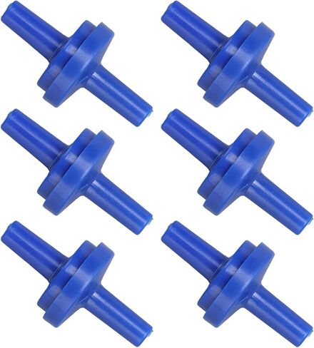 10pcs طريقة واحدة للتحقق من صمام PP البلاستيك الشفافة صمام RIGHTING RIGHRINGERT خرطوم غير عودة صمام Aquarium Aluck Air Pump One Way One Valve Pagoda مفصل (شفاف 7 مم) in Saudi Arabia