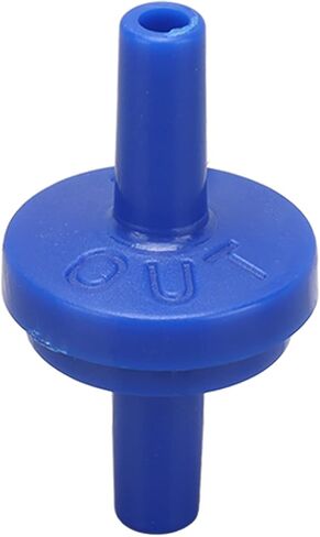 10pcs طريقة واحدة للتحقق من صمام PP البلاستيك الشفافة صمام RIGHTING RIGHRINGERT خرطوم غير عودة صمام Aquarium Aluck Air Pump One Way One Valve Pagoda مفصل (شفاف 7 مم) in Saudi Arabia