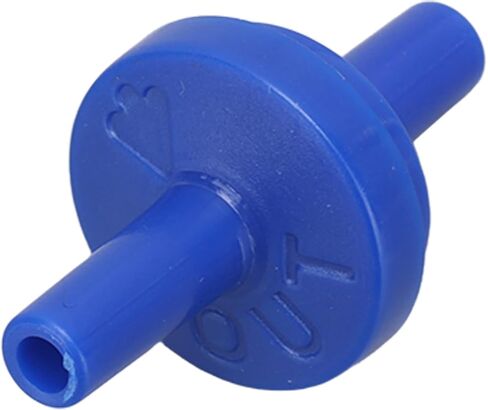 10pcs طريقة واحدة للتحقق من صمام PP البلاستيك الشفافة صمام RIGHTING RIGHRINGERT خرطوم غير عودة صمام Aquarium Aluck Air Pump One Way One Valve Pagoda مفصل (شفاف 7 مم) in Saudi Arabia