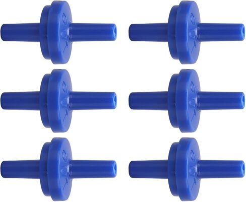 10pcs طريقة واحدة للتحقق من صمام PP البلاستيك الشفافة صمام RIGHTING RIGHRINGERT خرطوم غير عودة صمام Aquarium Aluck Air Pump One Way One Valve Pagoda مفصل (شفاف 7 مم) in Saudi Arabia