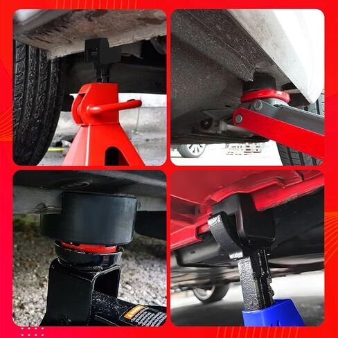 8 pcs 2 أنواع منصات حامل المقبس ، واقي لحام سكة حديد مطاطية عالمي ، وسادة مقبس المطاط لتمديد وسادات المقبس والحماية in Kuwait