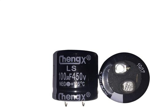 Snap in Capacitors 100uf 450v 25x25 (mm) 2 pcs in Saudi Arabia