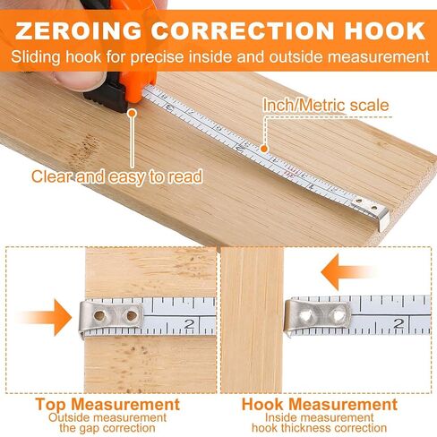 3 Pcs Mini Tape Measure Keychain, 1m/3Ft Portable Retractable Steel Tape Metric/Inch Keychain Tape with Slide Lock for Body Measure in Saudi Arabia