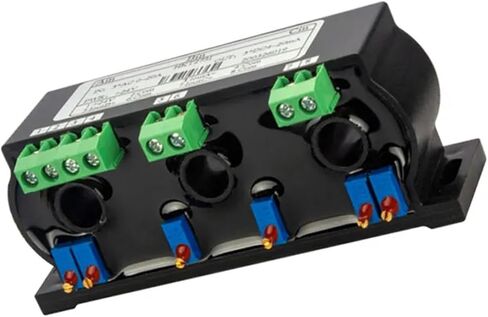 1PCS KXT-273I ثلاث مراحل AC جهاز الإرسال الجهد الحالي AC0-20A 30A 50A إلى 4-20MA 0-10V وحدة تحويل الإخراج المعزولة مثقبة (3x 0-5V الإخراج ، 3XAC 0-100A_10MM_DC12V) in Saudi Arabia