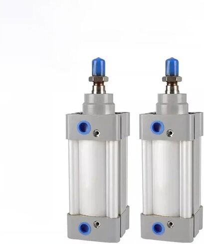 1pcs Air Cylinder SAI50 SAI63 قياسي مزدوج الأسطوانة الهوائية SAI50X100S SAI63x200S SAI50X150S SAI63X300S SAI50X75S 400 500 (SAI63-250) in Kuwait