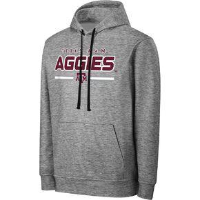 FOCO NCAA Men's Officially Licensed Gray Team Color Primary Logo Wordmark Performance Victory Stripe Pullover Hoodie in Saudi Arabia