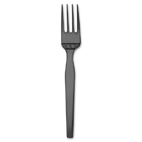 Dixie SSF51 SmartStock Plastic Cutlery Refill, Forks, Black, 40 Per Pack (Case of 24 Packs) in Saudi Arabia
