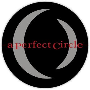 A PERFECT CIRCLE BLACK sticker decal 4" x 4" in Kuwait