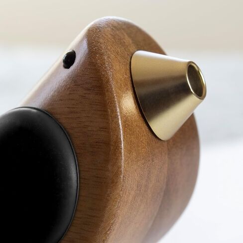 Wine Bottle Pourer, Fun Wine Pourer Spout Sings While It Pours, Airtight Wine Bottle Sealer, Acacia Wood with Red Wings in Saudi Arabia