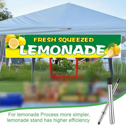 2 PCS Straw Puncher و Muddler لأكواب أغطية البلاستيك الليمون ، والثقب القش ، 304 Muddler من الفولاذ المقاوم للصدأ ، لوازم عصير الليمون الطازجة in Saudi Arabia