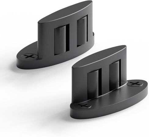 2Pack دليل الحد الأدنى للباب الدليل ، تصميم الأسطوانة على الوجهين ، سبيكة من الألومنيوم مع أسطوانة ناعمة ، أدلة الأبواب المنزلق. in Kuwait