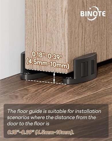 2Pack دليل الحد الأدنى للباب الدليل ، تصميم الأسطوانة على الوجهين ، سبيكة من الألومنيوم مع أسطوانة ناعمة ، أدلة الأبواب المنزلق. in Kuwait