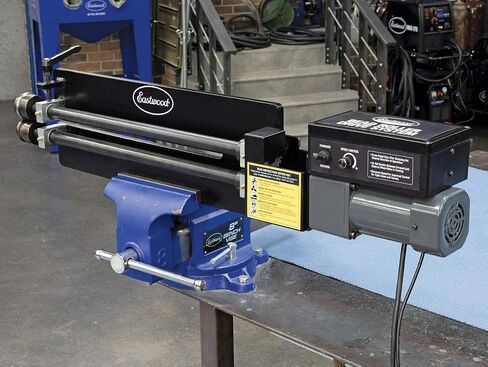 Eastwood Elite Metal Bead Roller Drive System | قوي 1/6hp 120v | ميزات التحكم في السرعة المتغيرة بلا حدود 0-20 دورة في الدقيقة ودواسة القدم | يناسب أي أسطوانة حبة كرنك يدوية بحجم العمود القياسي in Saudi Arabia