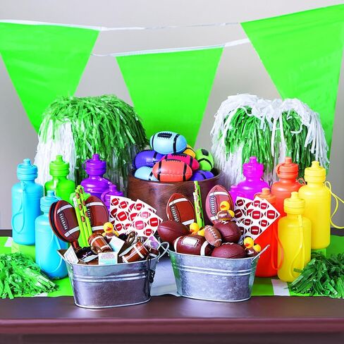 Fun Express Bulk Water Bottles, Neon Assorted Colors, 12 Bottles, BPA Free Plastic, Lightweight, 18 Oz, Leak Proof Design, Great For Vacation Bible School, Fundraisers and Birthday Parties in Saudi Arabia