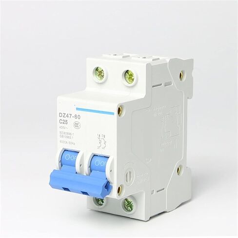 Circuit Breaker DZ47-60 2P AC 230/400V Air Switch C 1 2 3 4 5 6 10 15 16 20 25 32 40 50 60A Type C Overload Protection 1Pcs (Color : 2, Size : 32A) (Color : 2, Size : 20A) in Kuwait