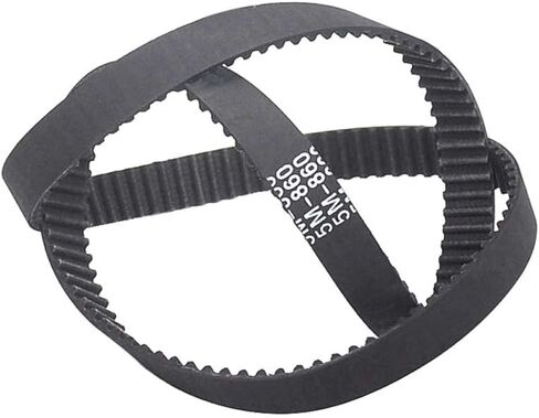 HTD5M-1800 Close Loop Pulley Timing Belt 15mm Width 5mm Pitch 1800mm Perimeter Black Synchronous Belt Arc-shaped Teeth (5M -1800-15mm width) in Saudi Arabia