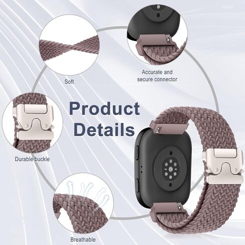 22 ملم نايلون نايلون فرقة متوافقة مع Amazfit Bip 6/5/5 الوحدة ، GTR 4/3 Pro/2/2 ESIM/2E ، Balance 2/1 ، حزام نايلون سبورت سوار سريك in Kuwait