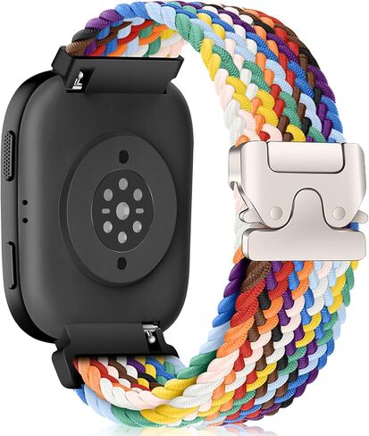 22 ملم نايلون نايلون فرقة متوافقة مع Amazfit Bip 6/5/5 الوحدة ، GTR 4/3 Pro/2/2 ESIM/2E ، Balance 2/1 ، حزام نايلون سبورت سوار سريك in Kuwait