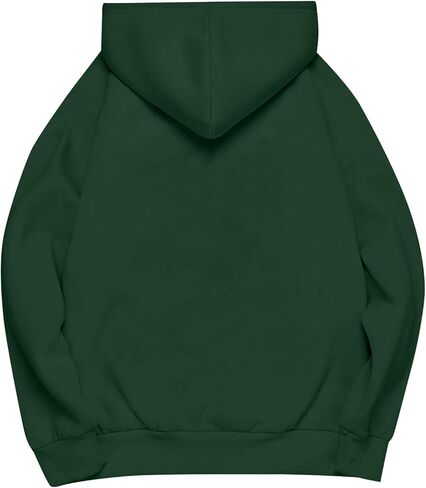 Oversized Hoodies for Women Drawstring Crewneck Sweatshirt Casual Loose Fit Long Sleeve Pullover Tops with Pockets in Kuwait