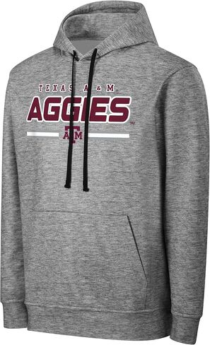 FOCO NCAA Men's Officially Licensed Gray Team Color Primary Logo Wordmark Performance Victory Stripe Pullover Hoodie in Saudi Arabia