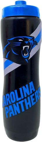 The Party Animal NFL Carolina Panthers Squeezy Water Bottle in Saudi Arabia