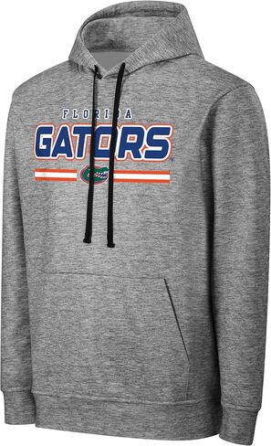 FOCO NCAA Men's Officially Licensed Gray Team Color Primary Logo Wordmark Performance Victory Stripe Pullover Hoodie in Saudi Arabia