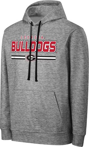 FOCO NCAA Men's Officially Licensed Gray Team Color Primary Logo Wordmark Performance Victory Stripe Pullover Hoodie in Saudi Arabia