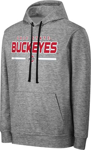 FOCO NCAA Men's Officially Licensed Gray Team Color Primary Logo Wordmark Performance Victory Stripe Pullover Hoodie in Saudi Arabia
