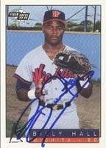 Billy Hall Wichita Wranglers - Padres Affiliate 1993 Fleer Excel Card - بطاقة League Minor. يأتي هذا العنصر مع شهادة أصالة من رياضة السيارات. موقعة - البيسبول in Saudi Arabia