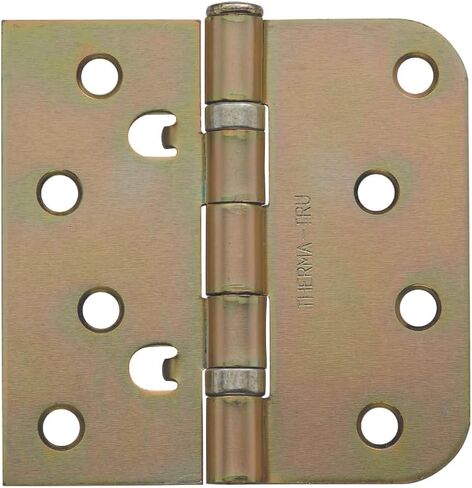 Therma-Tru 4"" x 5/8"" Self Aligning Universal Ball Bearing Door Hinge (3, Black Nickel), HGBBL5 in Saudi Arabia