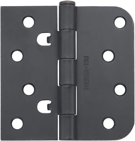Therma-Tru 4"" x 5/8"" Self Aligning Universal Ball Bearing Door Hinge (3, Black Nickel), HGBBL5 in Saudi Arabia