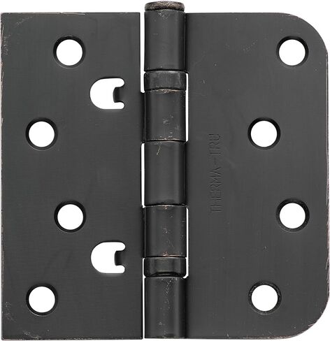 Therma-Tru 4"" x 5/8"" Self Aligning Universal Ball Bearing Door Hinge (3, Black Nickel), HGBBL5 in Saudi Arabia