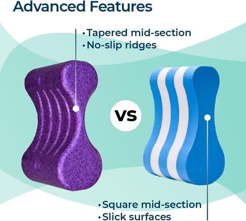 Taper8 Swim Training Pull Buoy by Ray-Board: No-Slip, Ergonomic, Premium, Pool aid, Leg and Hip Support, Performance in Saudi Arabia
