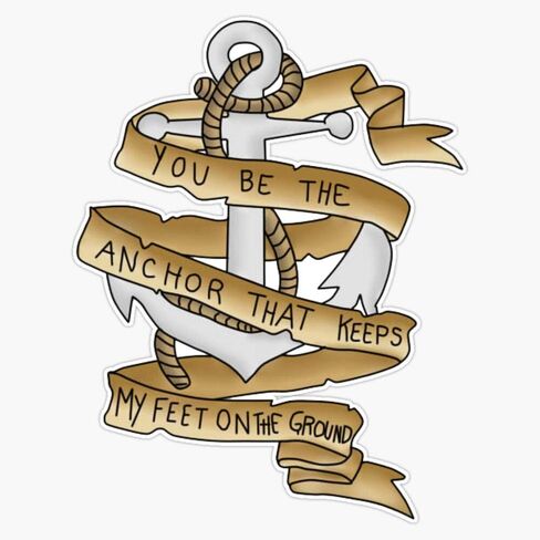 MayDay Parade Anchor (Colored) Sticker Decal Vinyl Bumper Stickers Waterproof 5" in Saudi Arabia
