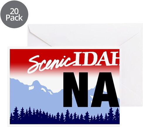 ملصق Cafepress Idaho الأصلي (المصد) 10 "x3" مستطيل فينيل المصمم شرس السيارة in Saudi Arabia