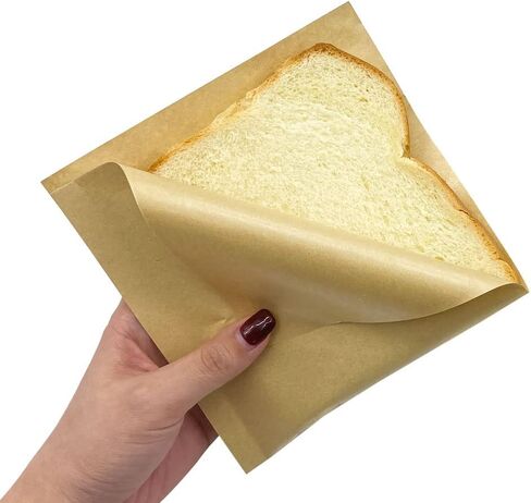 100pcs Small Deli Paper Wrappers, Disposable Greaseproof Double Open Bags, Deli Sheets for Donut, Sandwich, Pretzel, Snacks, Cookies in Kuwait