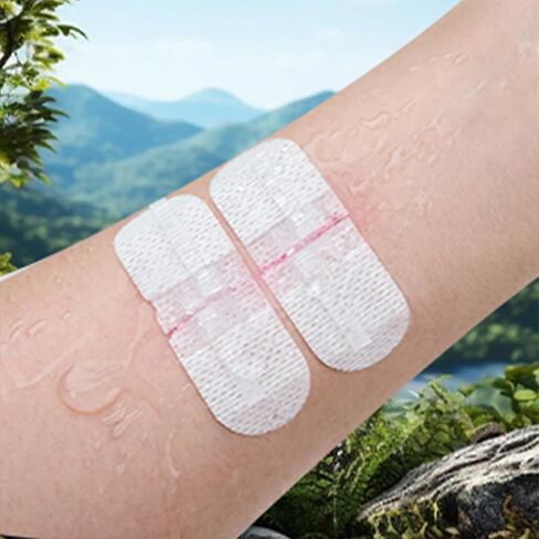 34 Pack Wound Closure Strips, Zip Stitches Wound Closure Kit 6PCS Repair Wounds Without Stitches, Sutures Butterfly Bandaids for Cut Care, Skin Closures, Outdoor Survival, Trauma Care in Saudi Arabia
