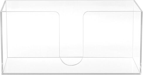 Acrylic Napkin Holder,Acrylic Guest Towel Holder for Bathroom,Waterproof Splashing Napkin Tray,Clear Hand Towel Holders for Kitchen,Guest Towel Tray for Disposable Hand Towels in Saudi Arabia