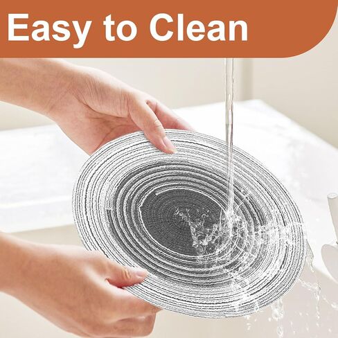 SK Studio 19pcs Boho Table Runner placemat و fedickin Ring مجموعة مستطيل ومحاكمة وجبة مستديرة Macrame Table مع شرابات لتناول الطعام في مطبخ الزفاف ، البيج ، البيج in Kuwait