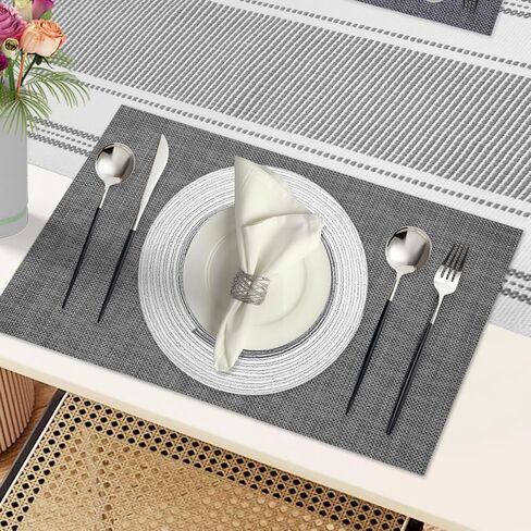 SK Studio 19pcs Boho Table Runner placemat و fedickin Ring مجموعة مستطيل ومحاكمة وجبة مستديرة Macrame Table مع شرابات لتناول الطعام في مطبخ الزفاف ، البيج ، البيج in Kuwait