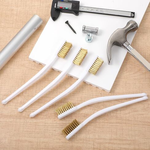 5 PCS Brass Brass ، Cleaner Cleaner Masonry Brush Flux Flux Flux Flux 3D Printer Muzzle Cleant in Saudi Arabia
