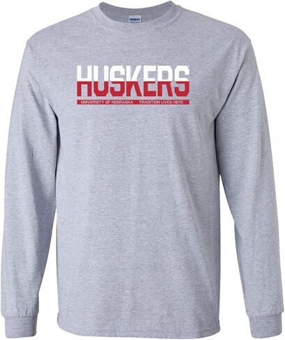 CornBorn Nebraska Huskers Apparel - Long Sleeve T-Shirts in Saudi Arabia