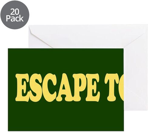 Cafepress Escape to Wisconsin Pumper St Sticker (Pumper) 10 "x3" مستطيل فينيل المصد شرس السيارة in Saudi Arabia