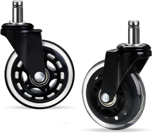 1Pcs Universal Mute Wheel 3 Inch Caster Replacement 60KG Swivel Rollers Furniture Hardware in Saudi Arabia