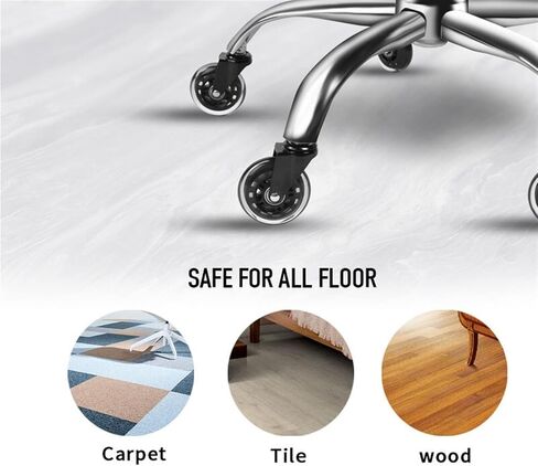 1Pcs Universal Mute Wheel 3 Inch Caster Replacement 60KG Swivel Rollers Furniture Hardware in Saudi Arabia