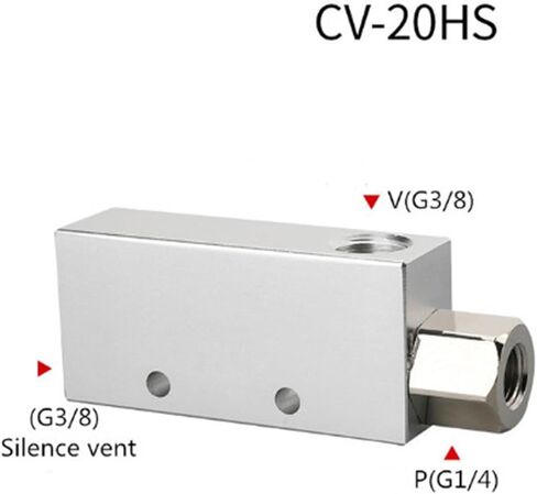 1 PCS فراغ القاذف المولد القاذف هواء القاذف الهوائي ACV CV-10 15 20 صمام التحكم السلبي صمام Wyrzutnik prozniowy (CV-20HS) in Kuwait